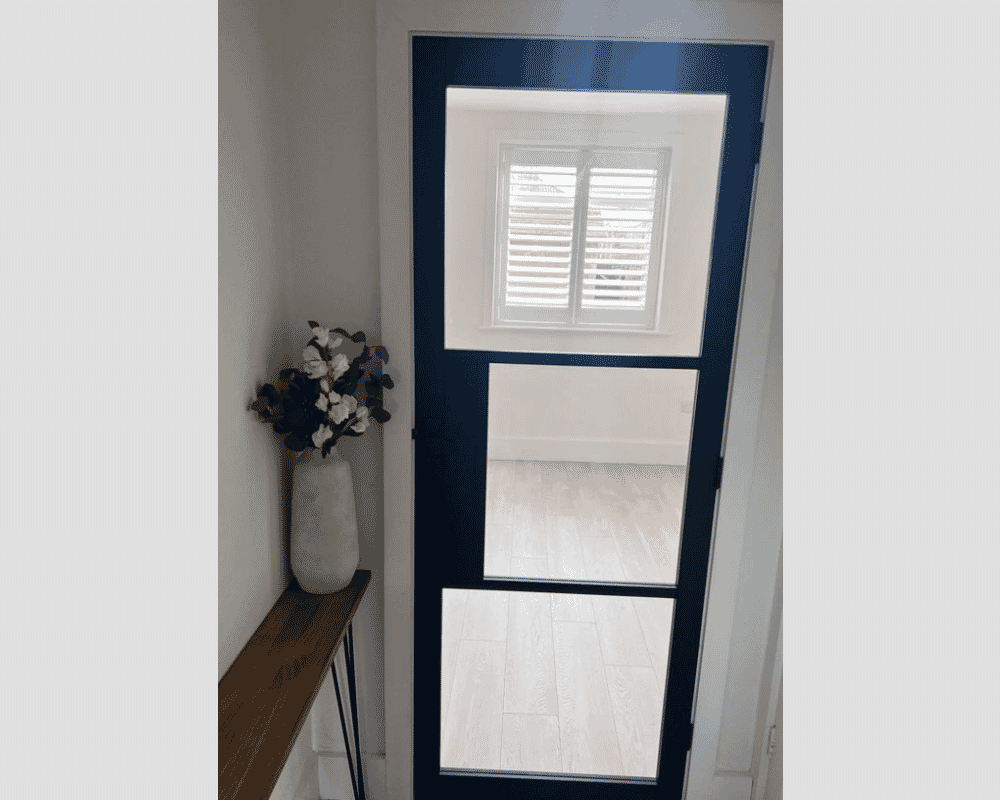 1981 x 533 x 35mm (21") Heritage Black Clear Glazed - Prefinished Internal Doors